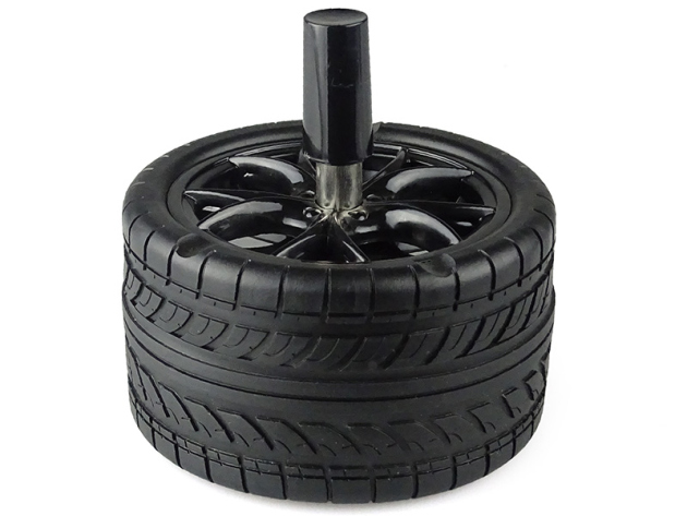 Drehaschenbecher "Reifen" 9,8 x 9,8 cm