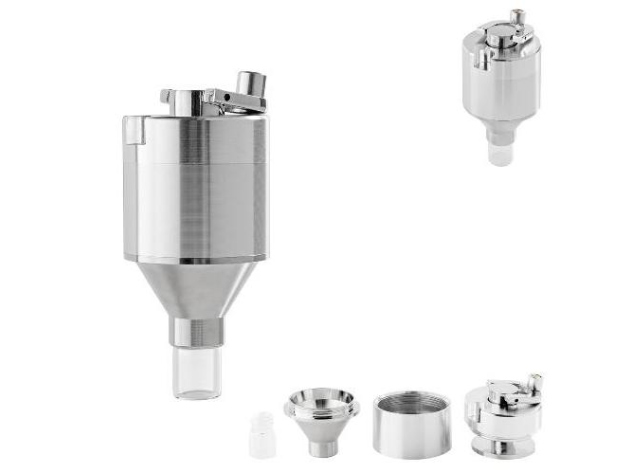 Grinder with Crank funnel 4p 11x4cm