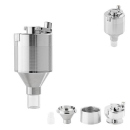 Grinder with Crank funnel 4p 11x4cm