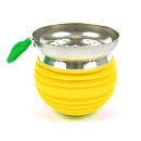 Shishakopf "Apfel" Gelb mit Sieb, 7,5 x...