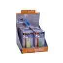 USB-Lighter with heat coil "Neon" 12p Display