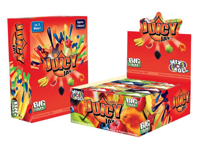 Juicy Jay`s Mix N Roll Big Size  24 Rollen mit je 5 Metern