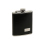 Flask "Leather optic w/ texture" black 7oz