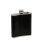 Flask "Leather optic w/ texture" black 7oz