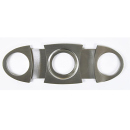 Cigar Cutter "Chrome-Brushed", 2 Klingen