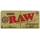 RAW Artesano Organic Hemp King Size Slim, 15 Hefte je 32...