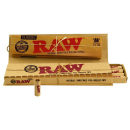 RAW Connoisseur Classic King Size Slim, 24 booklets each 32 leaves + 24 Prerolled Tips