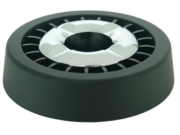 Aschenbecher Schwarz rauchfrei Ø 14 cm