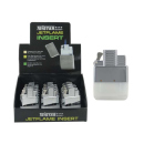 Gas-Einsatz f&uuml;r Benzinfeuerzeuge, mit Laserflamme...