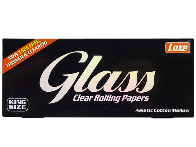 Luxe GLASS Cellulose Papers King Size 24 Hefte je 40 Blatt