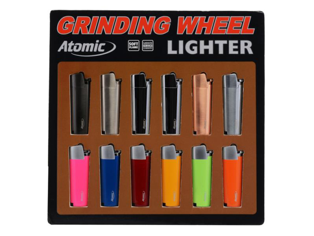 Metal Lighter "Classic Flint" Softflame,Flint, 12p Display