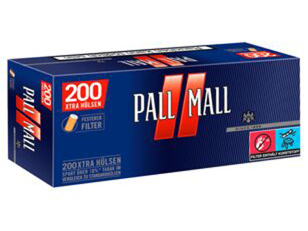 Pall Mall Xtra Full Flavour ( Red ), 200 cigarette tubes, 5p package