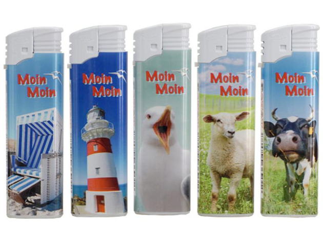 Elektrofeuerzeuge "Moin Moin" 50er Display