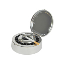 Aschenbecher "I love Hamburg" chrom mit Deckel...