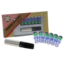 Friend Holder Tip Mini Silver with 6 filters ca. 5cm