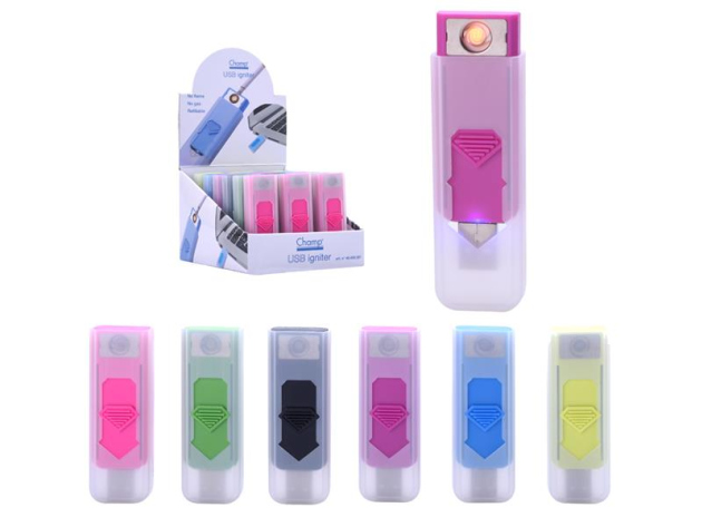 USB-Lighter with heat coil "Styled" 18p Display