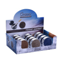 Taschenascher "Jeans-Look" 1,5 x 5 cm, 12er...