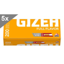 Gizeh Full Flavor, 200 H&uuml;lsen, 5er Gebinde