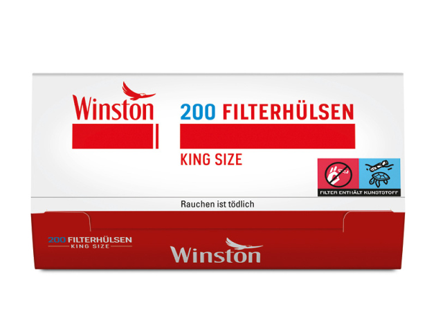 Winston, 200 Hülsen, 5er Gebinde