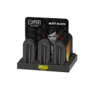 Clipper Metal Large ALL BLACK MATT, 12er Display
