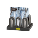 Clipper Metal Large Silver, 12er Display