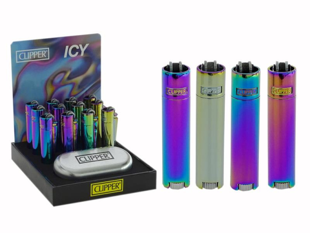 Clipper Metal Micro ICY, 12er Display