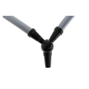 Schlauch-Verteiler von 1 auf 2,  Schwarz