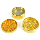 Grinder "Grass Leaf" gold 3-tlg. 4,0x5,4cm