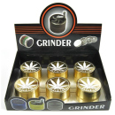 Grinder "Grass Leaf" gold 3-tlg. 4,0x5,4cm
