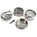 Grinder with Crank Anthracite 4p 6,0x5,4cm