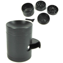Grinder "Schwarz-Matt" mit Portionierer 4-tlg....