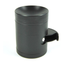 Grinder "Schwarz-Matt" mit Portionierer 4-tlg. 5,3x3,8cm