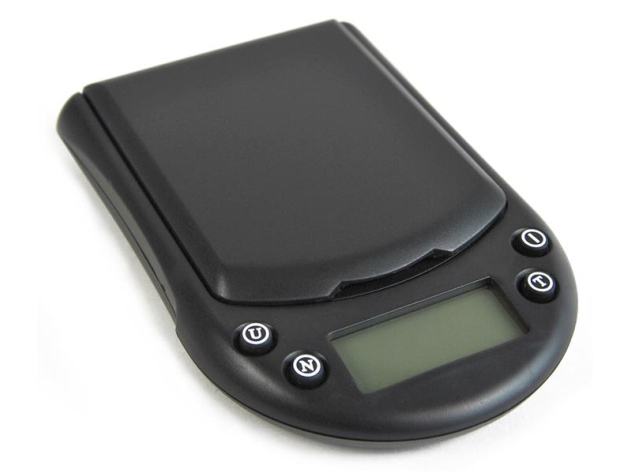 Digitalwaage Schwarz mit Deckel 500g/0.1g