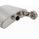 Flachmann "Chrom-Poliert" 6oz