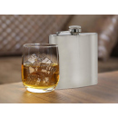 Flachmann "Chrom-Poliert" 6oz