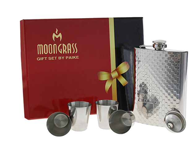 Flask-Set "Chrome" 7oz