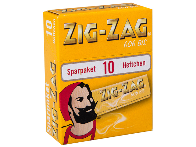 Zig-Zag Cigarette Papers Savings Packages, 10 booklets each 50 leaves