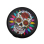 Car-Ashtray "Totenkopf-Bunt" with LED, 11 x 7,5 cm, 6p display