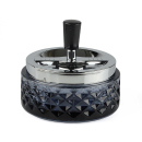 Drehaschenbecher "Glas" Schwarz,...