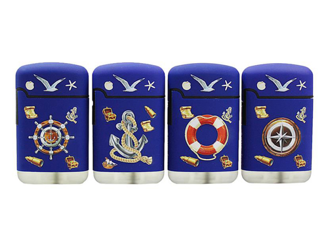 Storm Lighters "Maritime II" Blue 20p Display