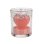 Heart-Shaped Candle in Glas with decoration, 6 x 5 cm, 3 colours assorted, 12 pcs. Display