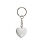 Metal-Key Chain with Polyresin-Herz, 3,5 cm, assorted (red and white) in gift bag, 24 pcs. Display