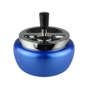 Drehaschenbecher "Exclusiv blau" Ø 13cm