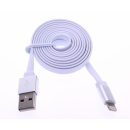 Tekmee Ladekabel USB auf Lightning, 1m, weiss