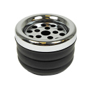 Aschenbecher Metall geriffelt &Oslash; 9,5cm