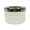 Aschenbecher Metall geriffelt Ø 9,5cm