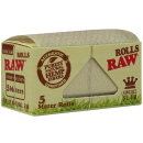 RAW Rolls Organic Hemp, 24 Rolls each 5 meters