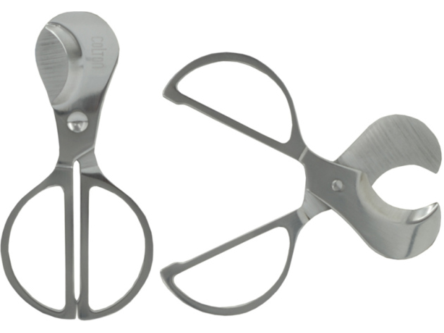 Cigar-Scissors "Chrome" Silver, metal
