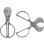 Cigar-Scissors "Chrome" Silver, metal