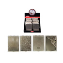Cigarette Case display 8x "Silver" with...